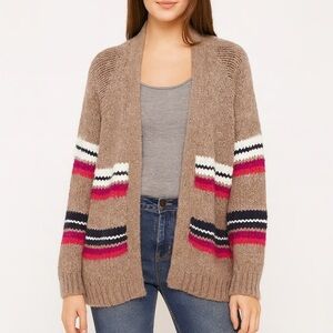 XiRINA Lander vibrant stripe open cardigan